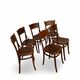 Set of six Authentic antique bentwood chairs, Antonio Volpe