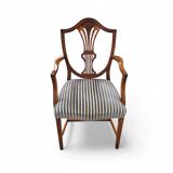 6 x English mahogany Hepplewhite chairs / 1920s
