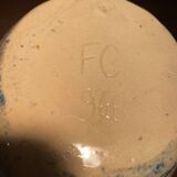 Vase in glazed ceramic