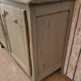 Louis XV sideboard with southern green patina