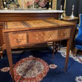 18th-century hairdresser with Louis XVI marquetry decoration.