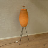 1950s tripod floor lamp