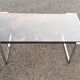 Vintage glass coffee table