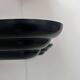 Paire d'applique vintage, ABS noir mat, Italie 1970.
