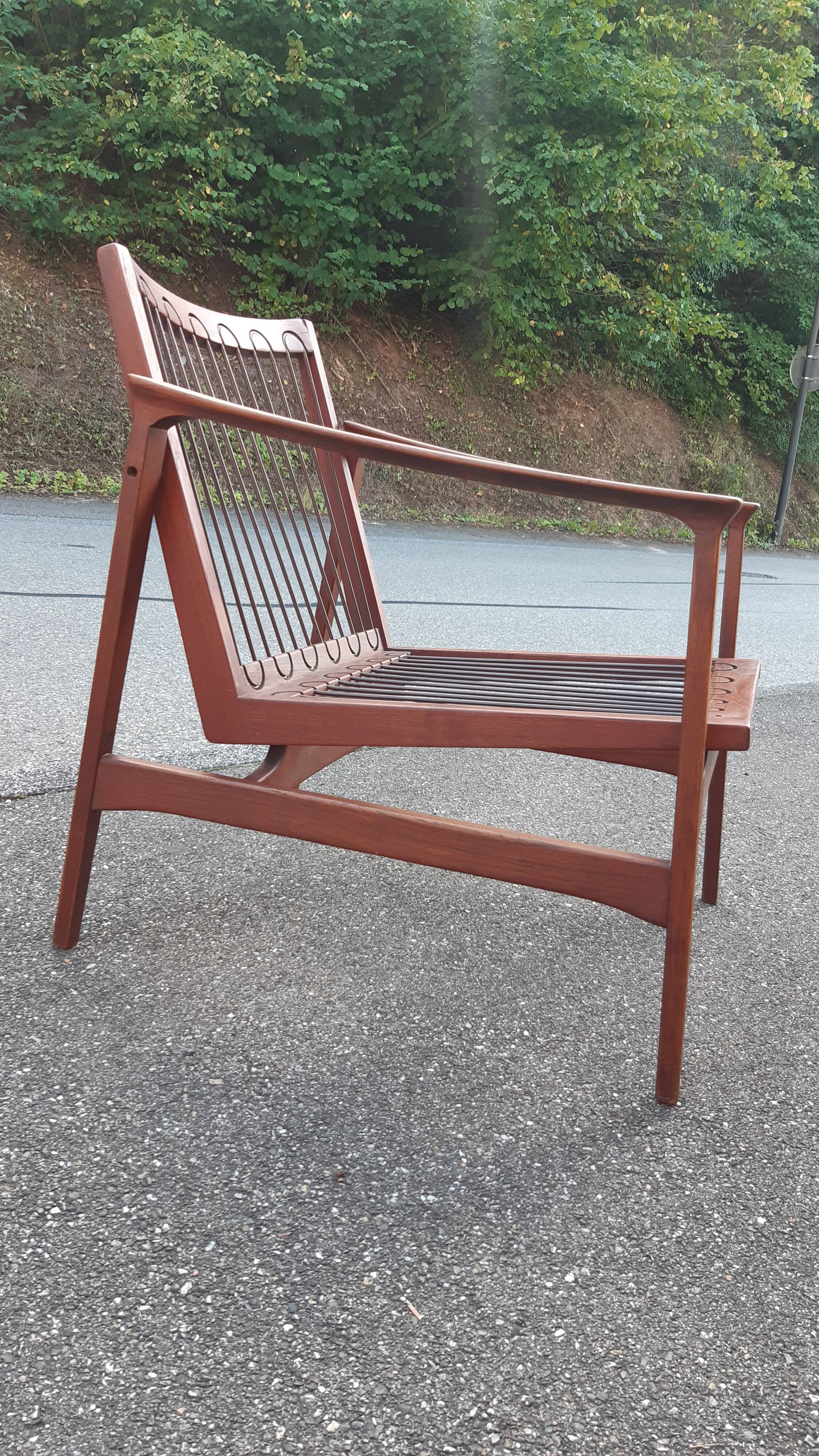 Scandinavian teak armchair 1960