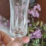Set of 6 Sèvres crystal champagne flutes