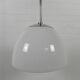 Old school lamp with large glass ball in opal glass, 1930s