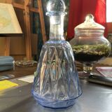 Blue glass carafe