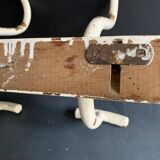 Fischel curved wood wall coat rack, Art Deco