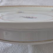 Dish on pedestal, Limoges porcelain, Albert Vignaud manufacture A565
