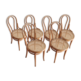 Ensemble de 6 chaises Thonet N°14