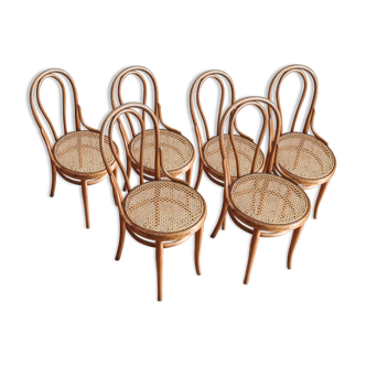 Set of 6 Thonet N°14 chairs