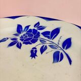Digoin Sarreguemines dish Corsica model blue
