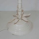 Lamp of the 70's "palm" in metal and opaline