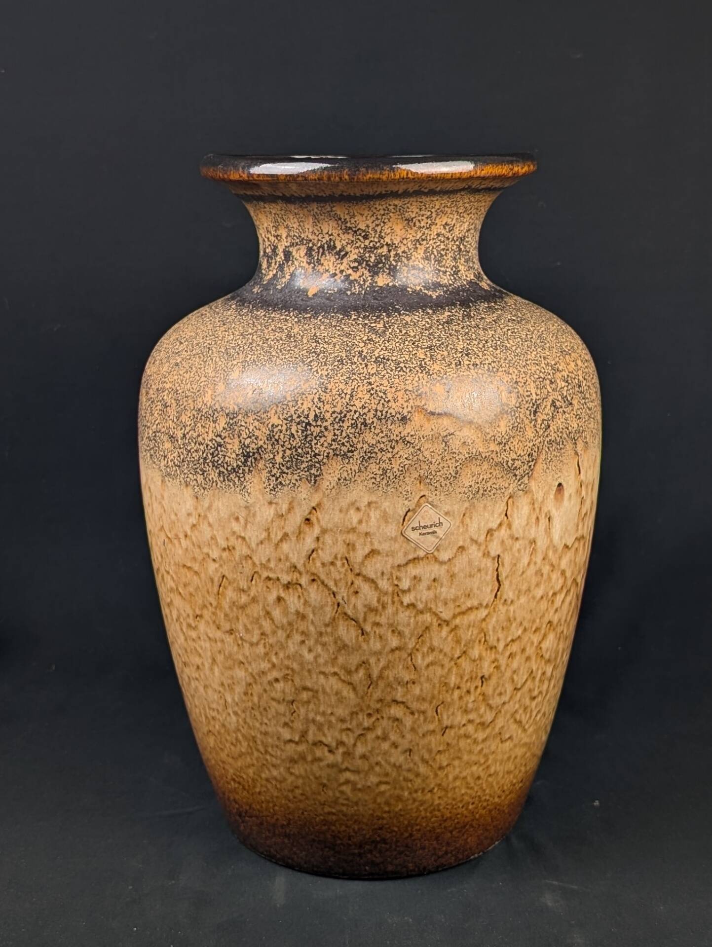 Large ceramic vase Scheurich Keramik vintage