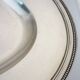 Oval dish, silver-plated metal, Christofle goldsmith, pearl frieze model, 49cm