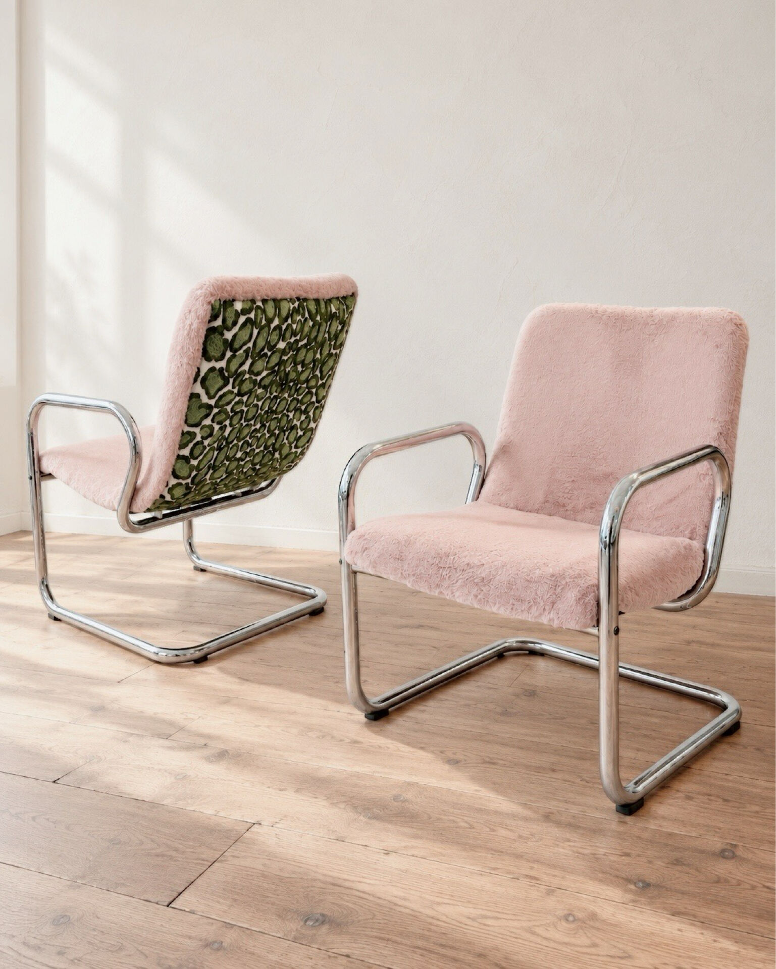 Vintage tubular armchair