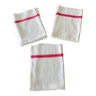 Antique tea towels - set of 3