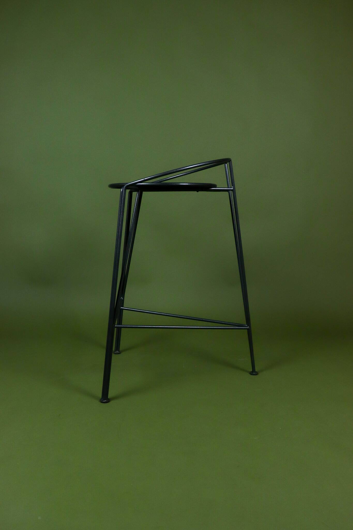 Tabouret haut Lune d'argent Pascal Mourgue 1985
