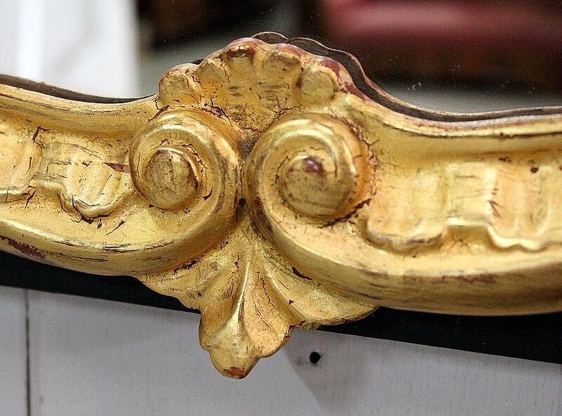 Miroir en bois doré, style Louis XV – début XXe