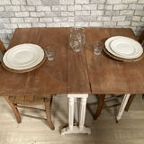 Folding shutter table