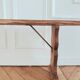 Renovated vintage bench, made of wood - 2 available, sold individually.