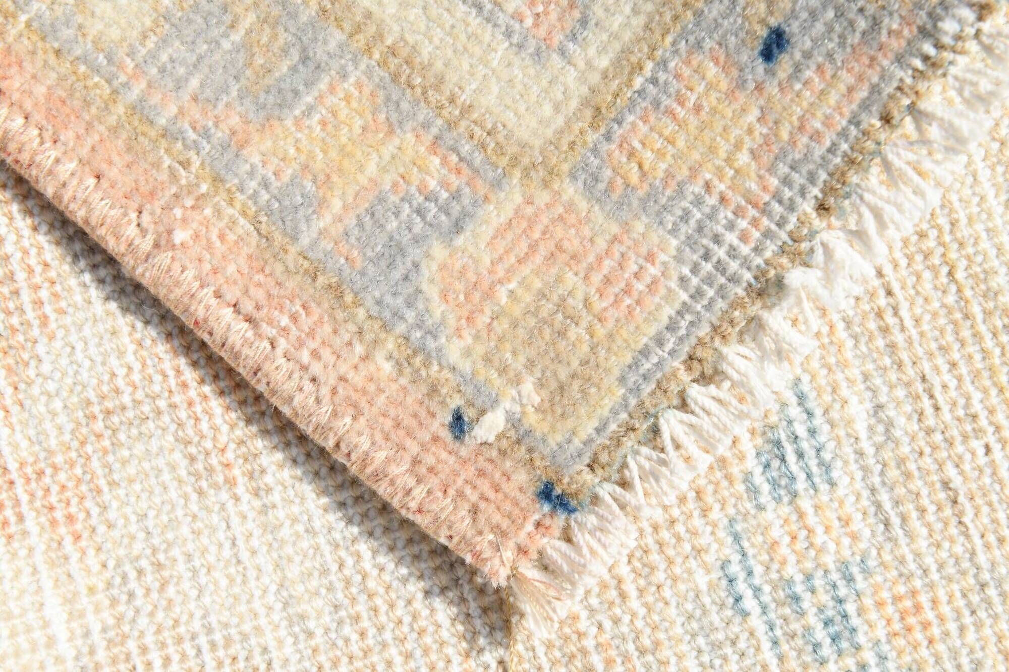 Shades Of Pink Large Vintage Persian Carpet, Hand Knotted Rug, 282x426 Cm