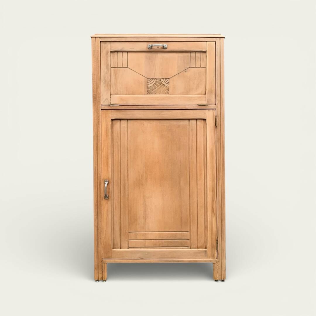Buffet parisien art déco bois brut 