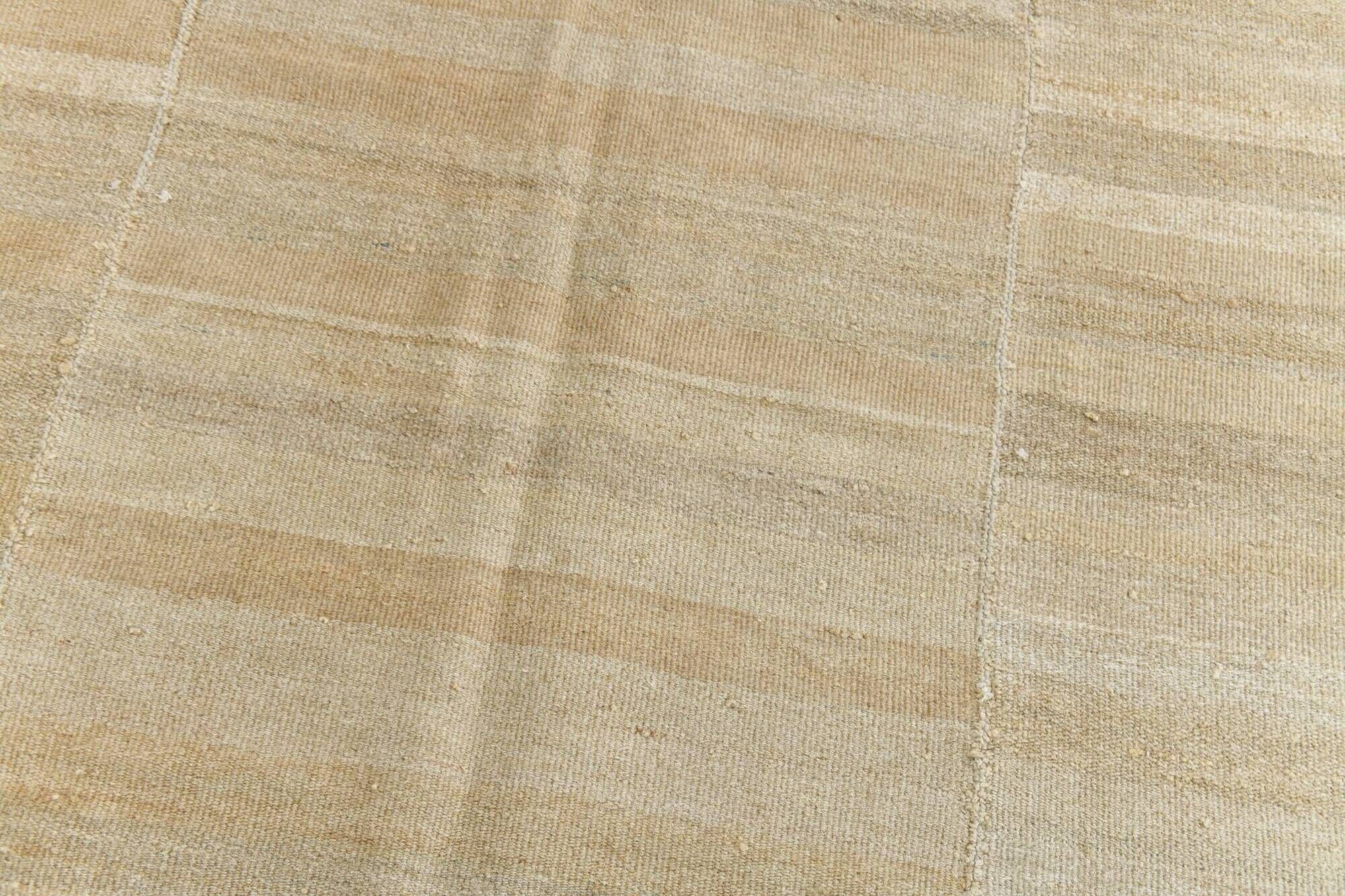 Tapis Kilim surdimensionné beige et crème 8x10, 234x294 cm