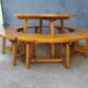 Table et banc châlet de montagne