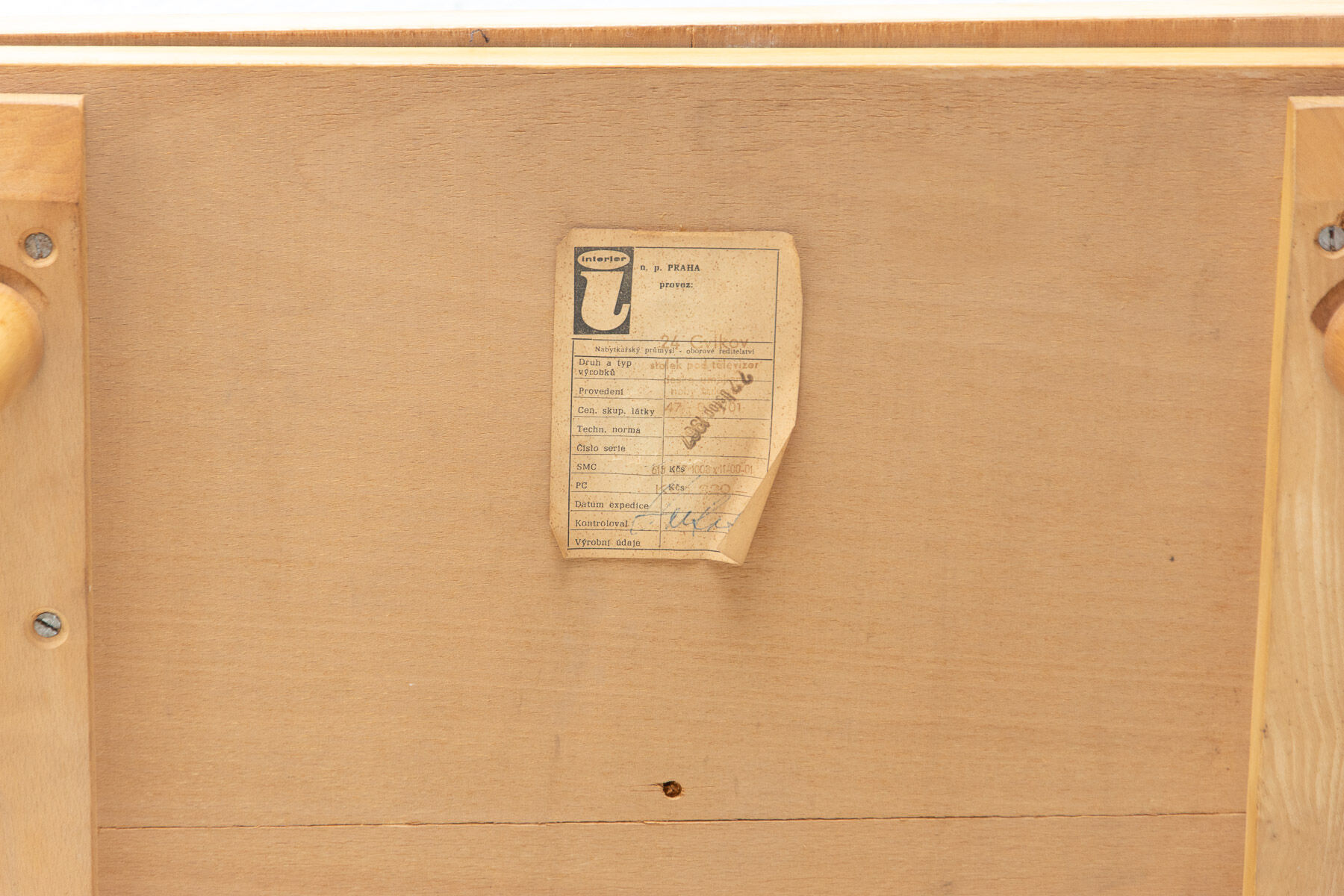 Side table by interiér praha, czechoslovakia, 1960´s