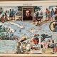 Old poster map of the West Indies 1948 - JP Pinchon