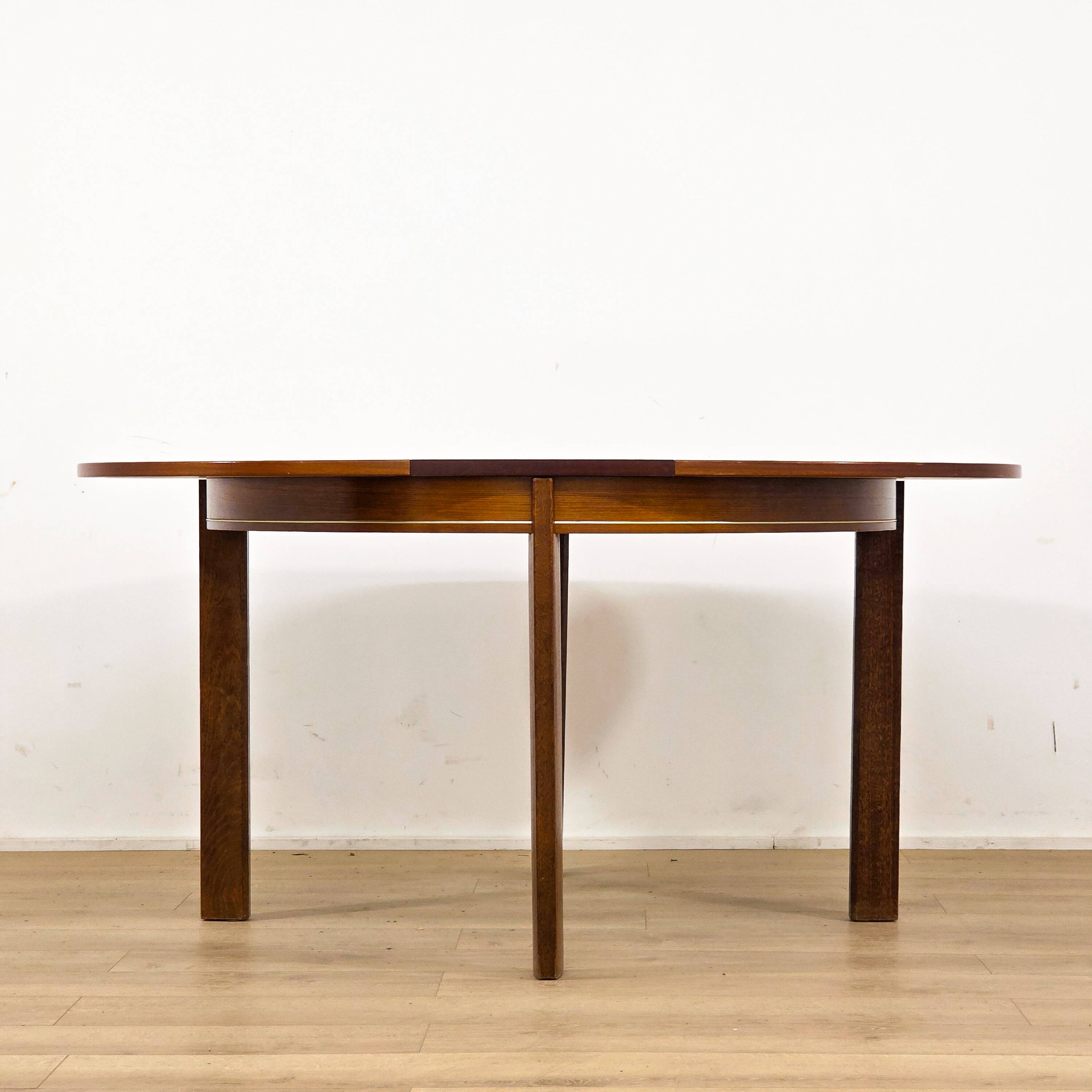 Extendable dining table in solid wood – 1970s