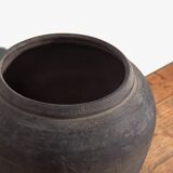 Antique grey ceramic vase (c.1900) #12