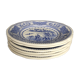 Ensemble de 6 assiettes en faïence de Gien