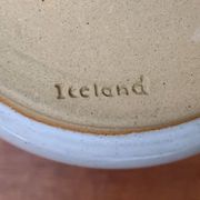 Mid-century Icelandic ceramic carafe by Sigurdar Haukssonar for Handunnid Pottery Iceland, 1960s.