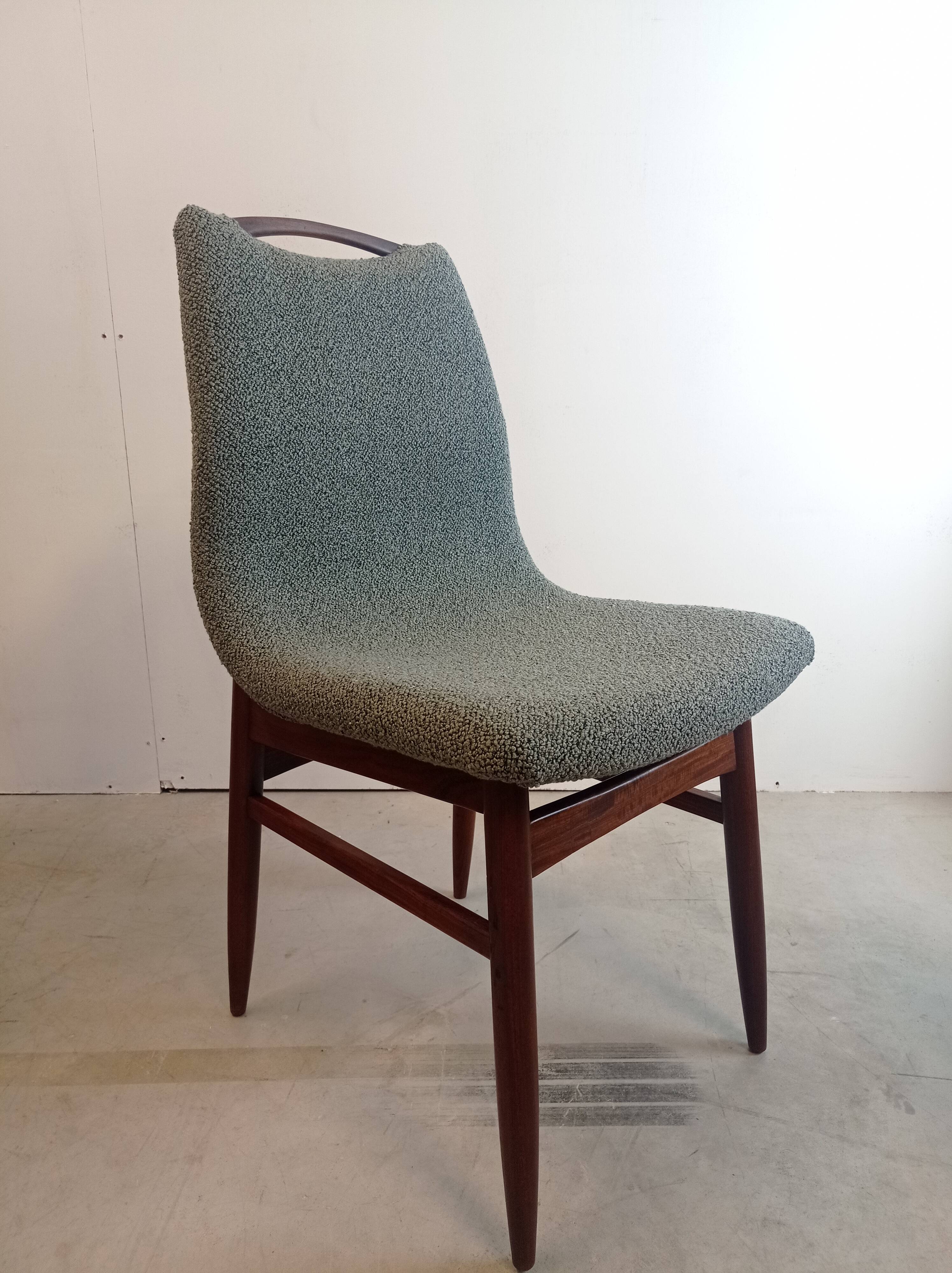 Set of 4 dining chairs 'Burgerwei' - new upholstery