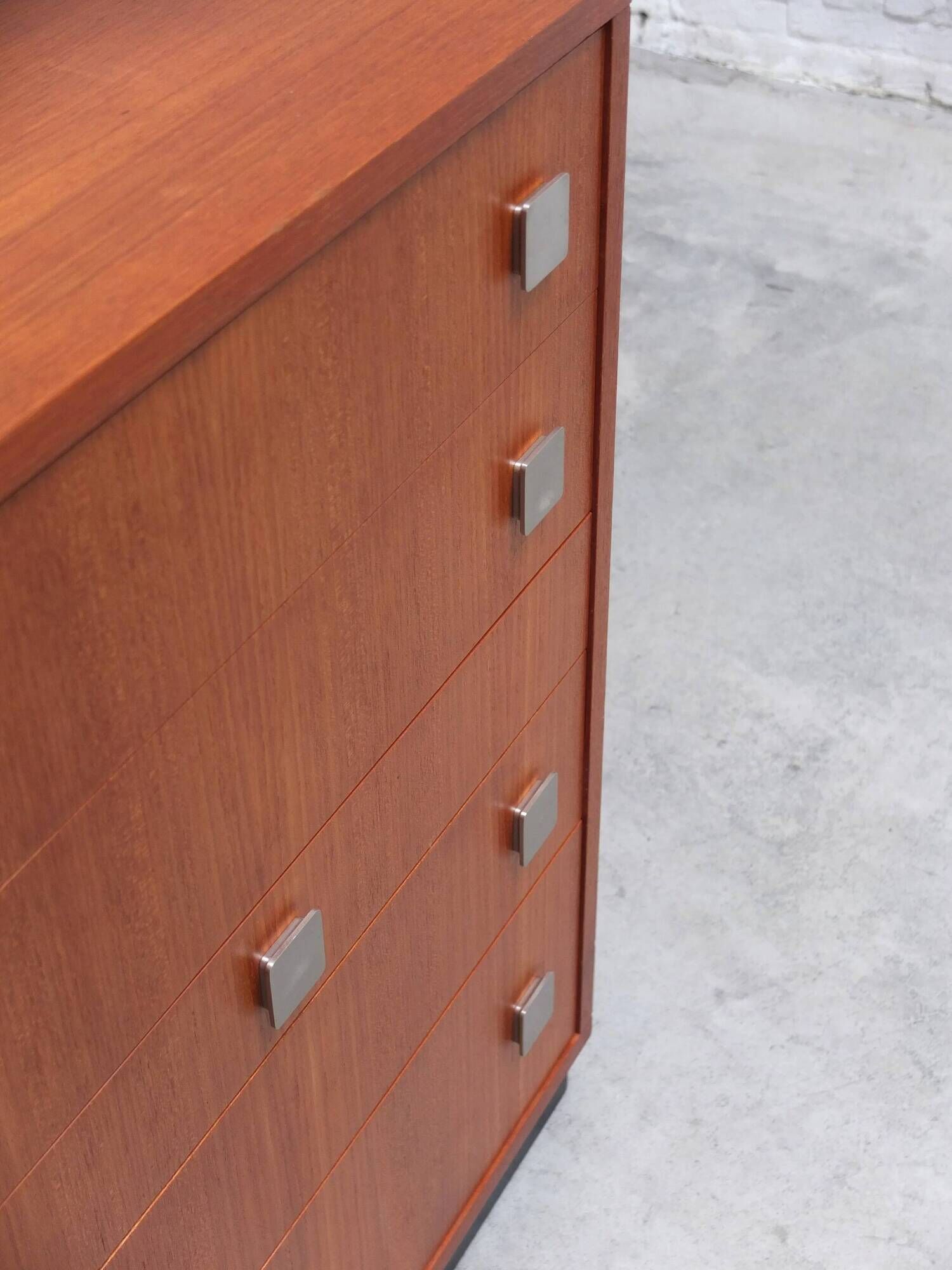 Teak chest of drawers by Alfred Hendrickx for Belform, 1960s