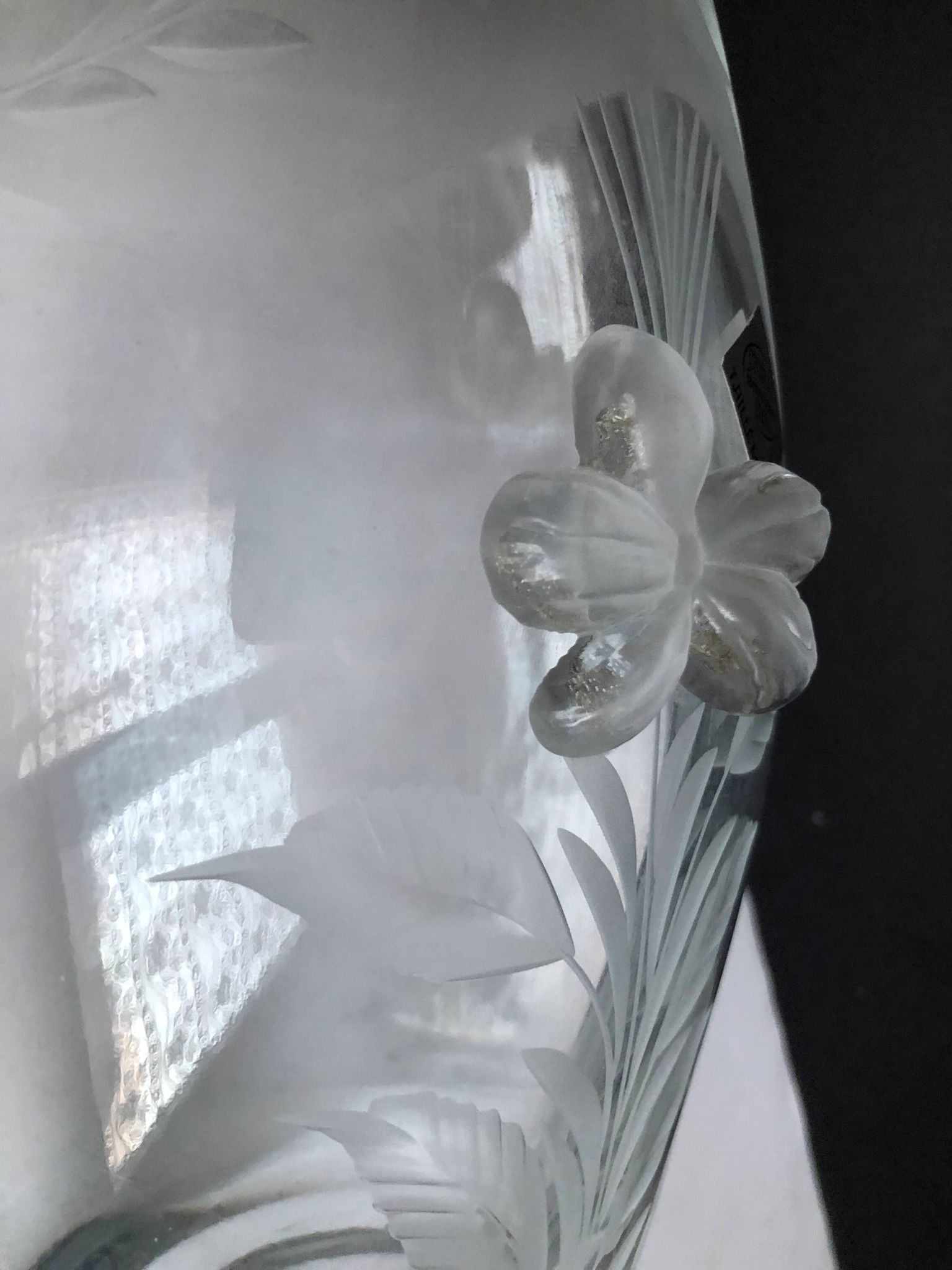 Vase en cristal