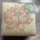 Vintage upholstered stool/footrest