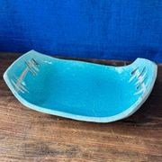 Large fruit bowl / centrepiece in glazed ceramic from the 1970s.