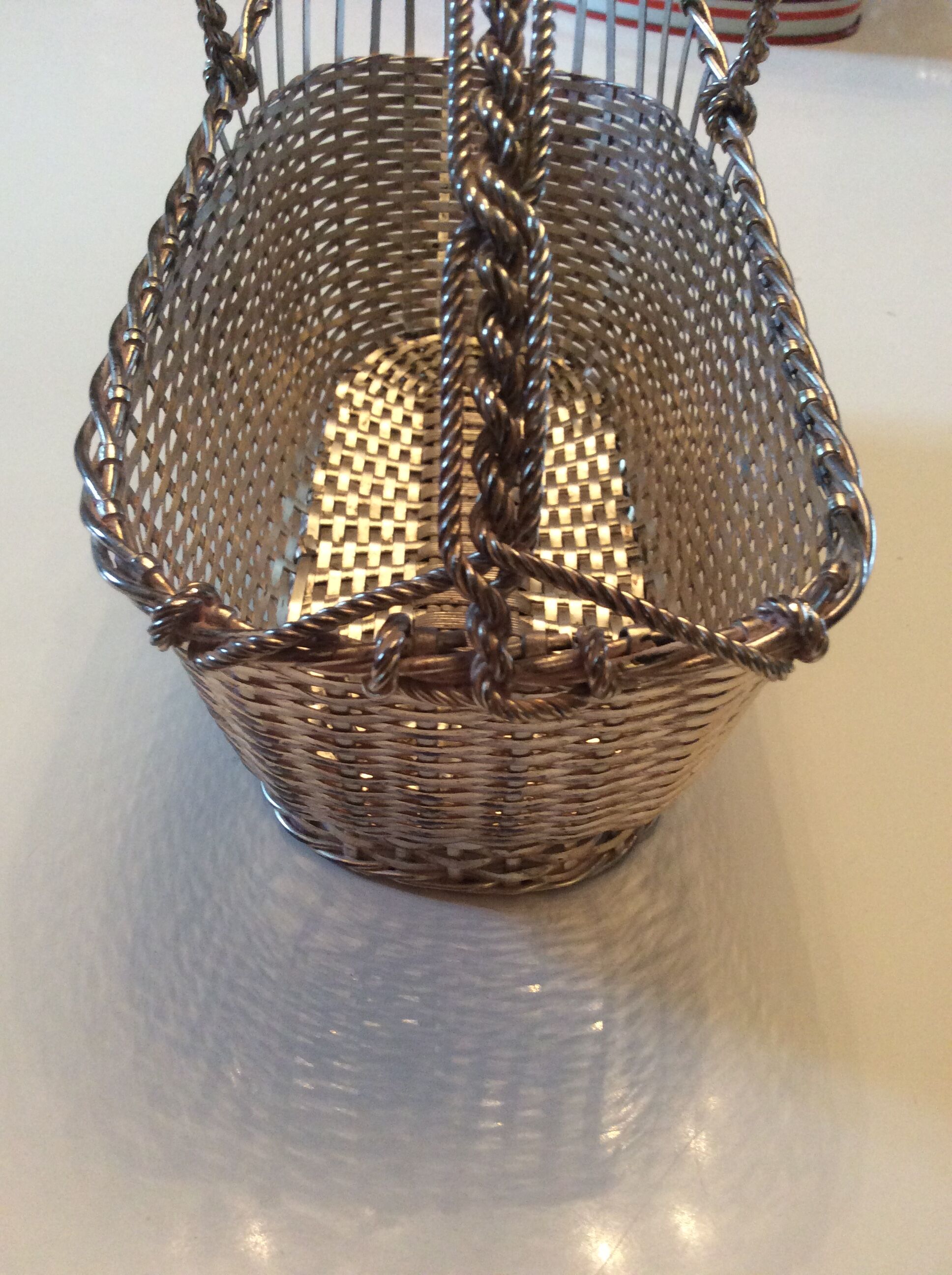 Porte-bouteille Christofle en argent