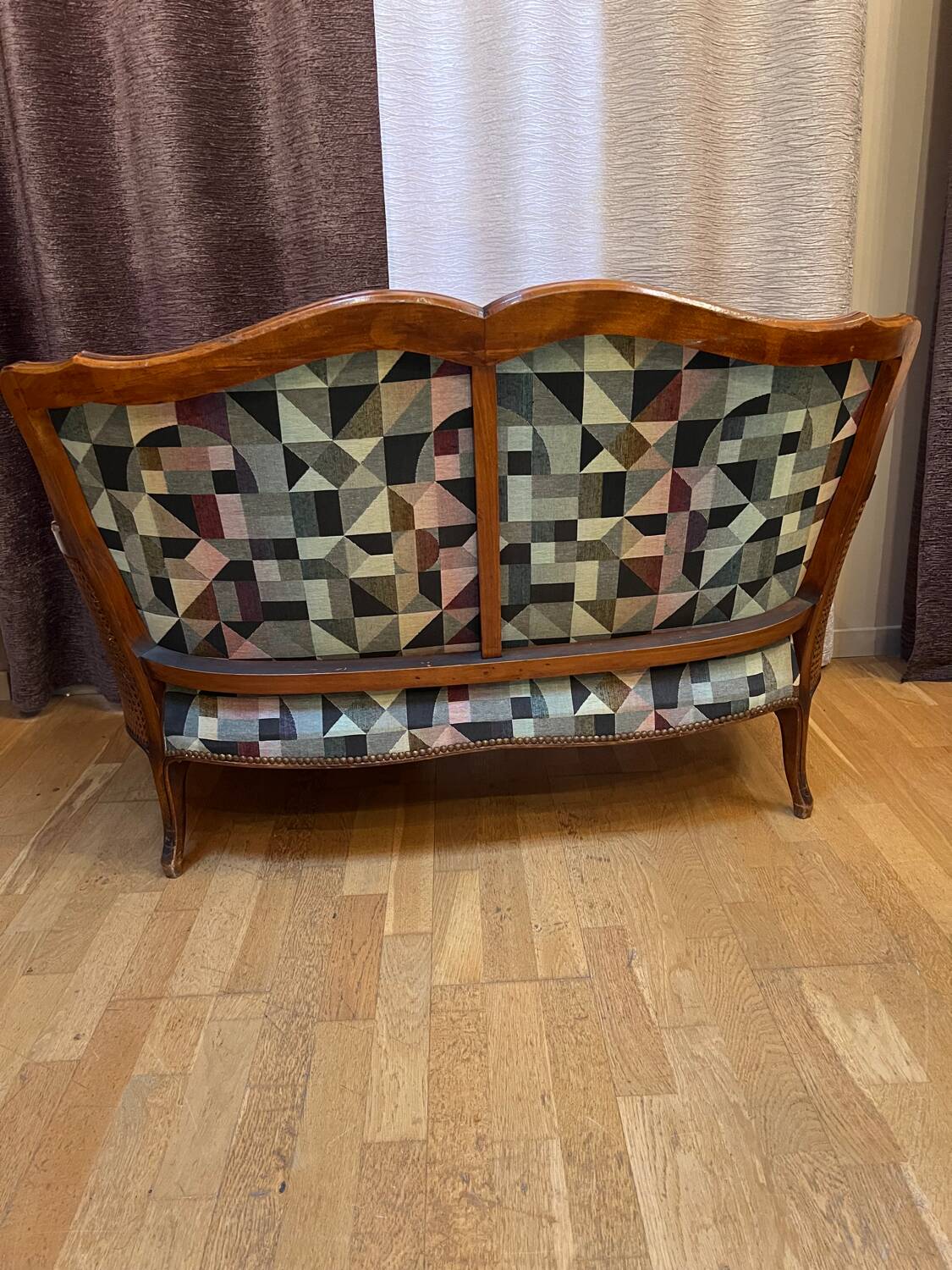 Louis XV style banquette