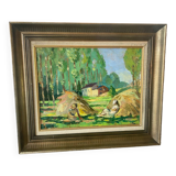 Portrait of women signed