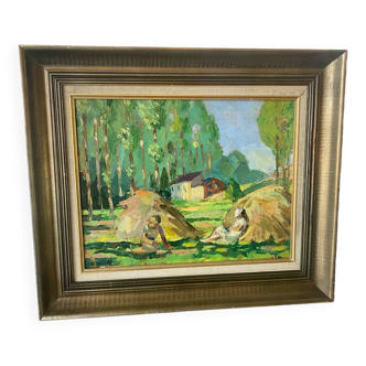 Portrait of women signed