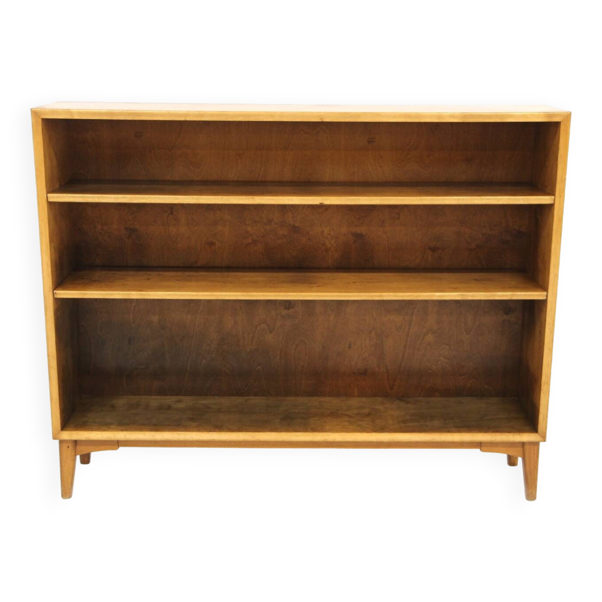 Scandinavian birch bookcase, Sweden, 1960