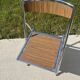 Chrome and formica stepladder chair from the 60s/70s