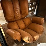 Koala padded leather lounge chair by Blaha, Holland 1960´s