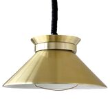 Vintage brass belid, sweden pendant, mid century hanging lamp