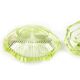 Art Deco bonbonniere, uranium crystal, Poland, 1930s